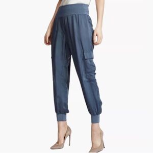 Cinq à Sept Navy Cargo Joggers